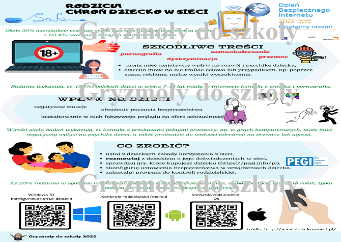 Dzień Bezpiecznego Internetu 2022 - ulotka dla rodzica