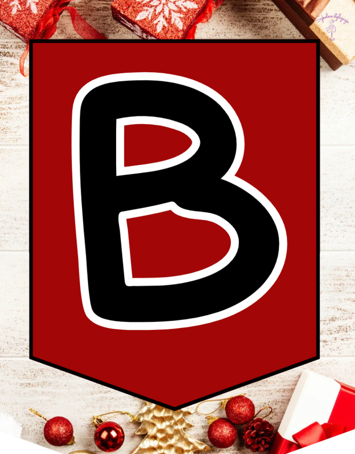 Boże Narodzenie - girlanda, napis, dekoracje