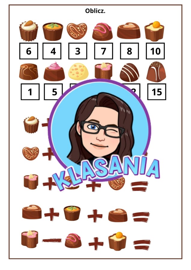 Czekoladowo - karty pracy