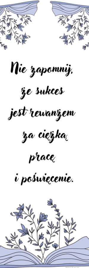Zakładka do książki – motywacja 3