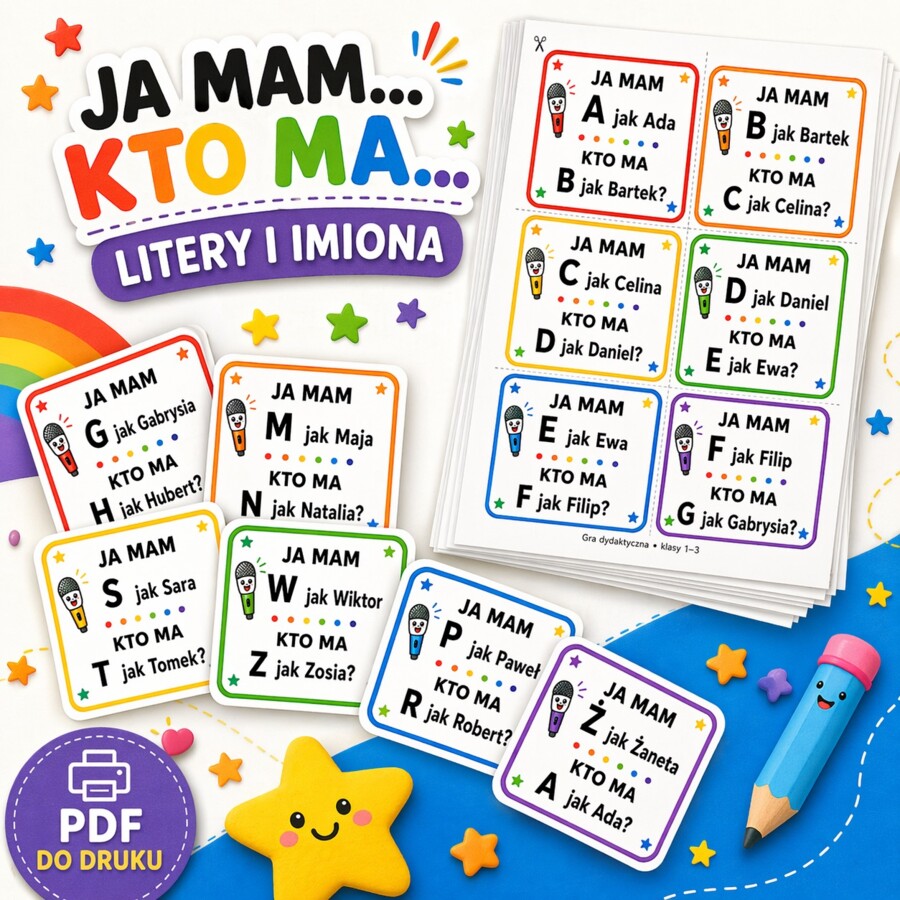 Ja mam… kto ma… litery i imiona