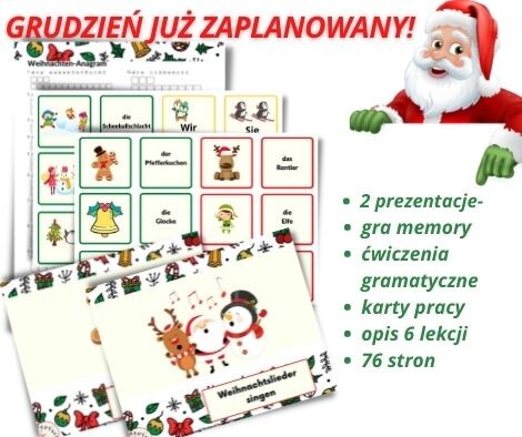 Język niemiecki - Weihnachten und Winter