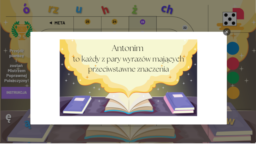 Mistrz  Poprawnej Polszczyzny - gra planszowa Genilly