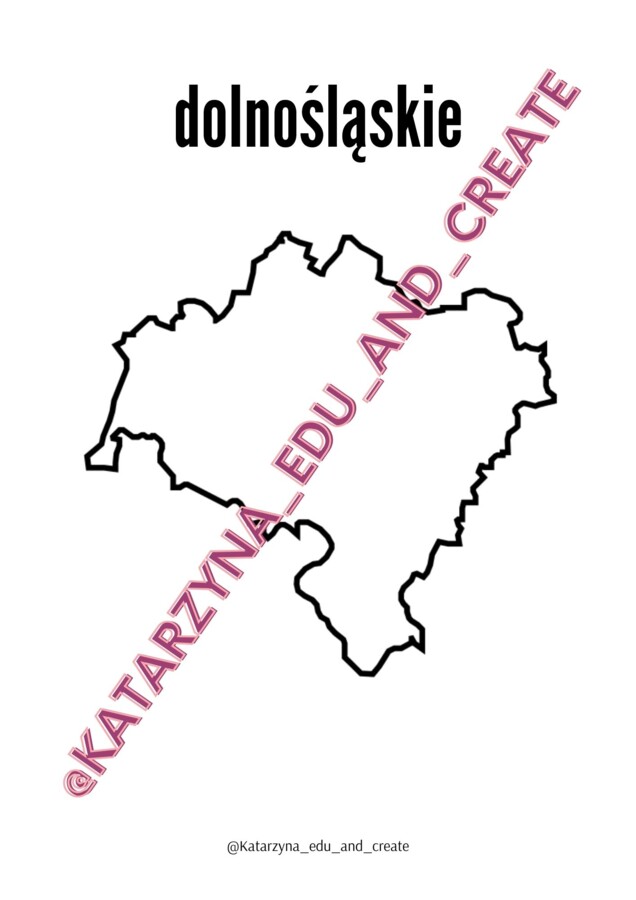 Mapy konturowe - województwa Polski
