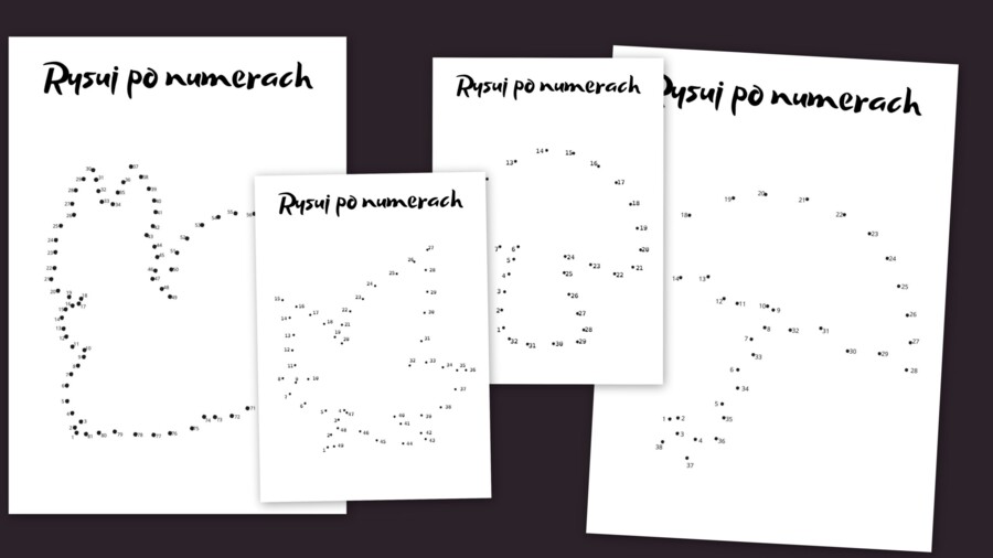 Rysuj po numerach jesienne