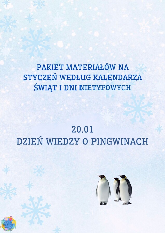 PAKIET MATERIAŁÓW NA STYCZEŃ WEDŁUG KALENDARZA ŚWIĄT I DNI NIETYPOWYCH.