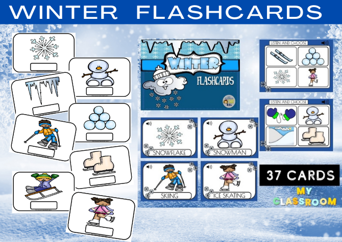 WINTER FLASHCARDS