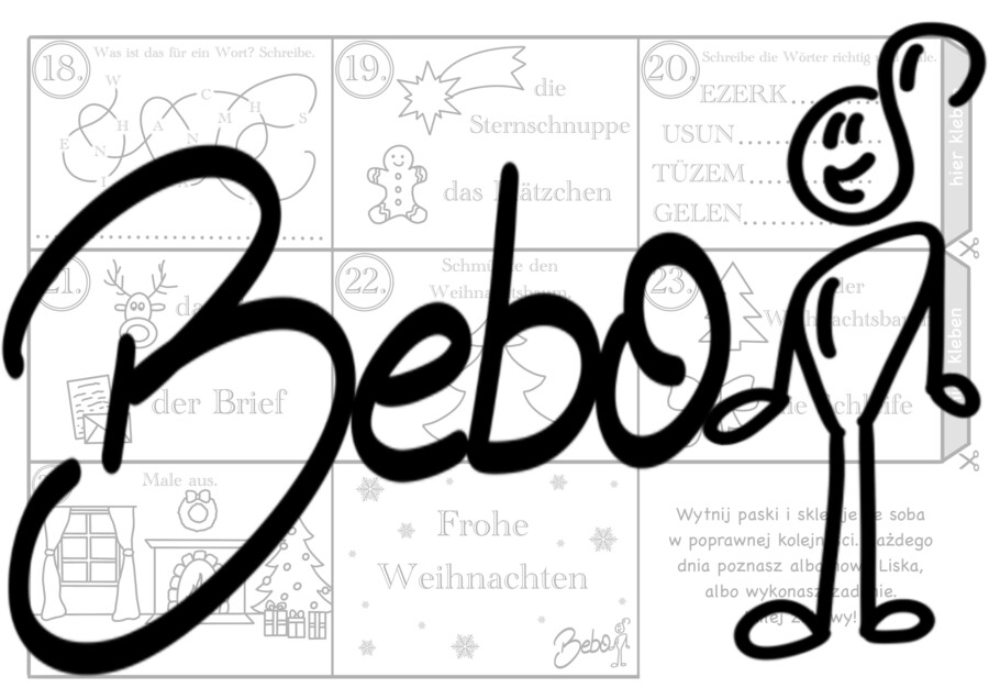 Adventskalender Leporello