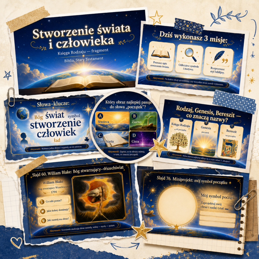 Stworzenie świata i człowieka. Prezentacja