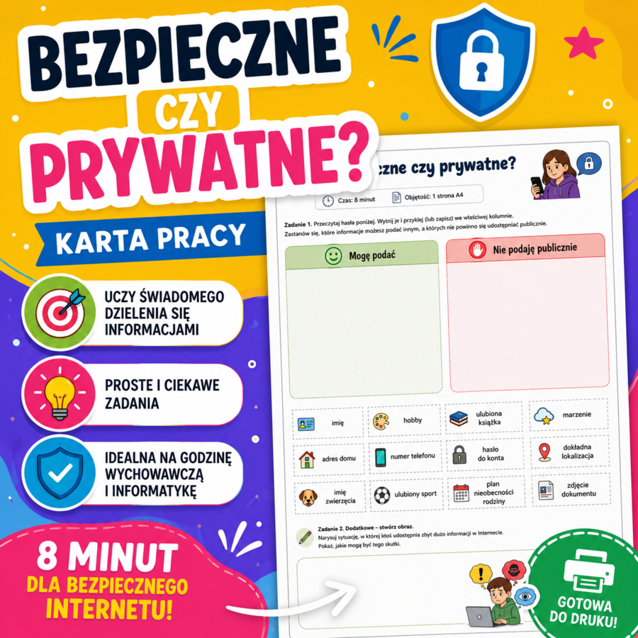 Bezpieczne czy prywatne? [Notatka o sobie] [Zamieńmy słowo 4]