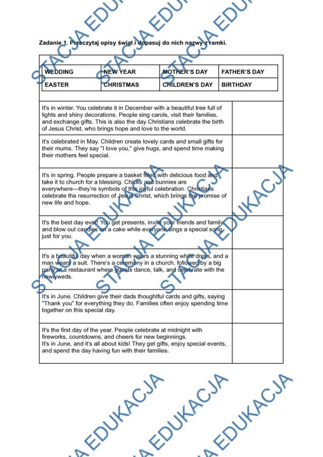 Super Powers 6 Unit 3 - powtórka do sprawdzianu