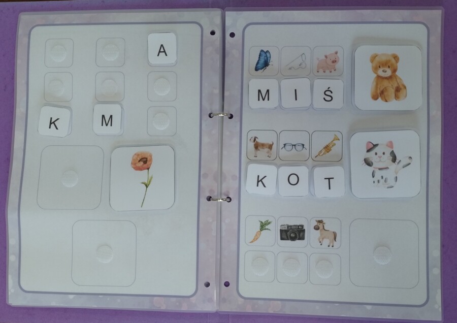 Analiza i synteza głoskowa wyrazy trzyliterowe