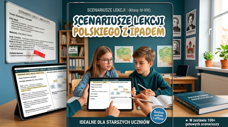 Scenariusze pierwszych lekcji języka polskiego na iPadzie