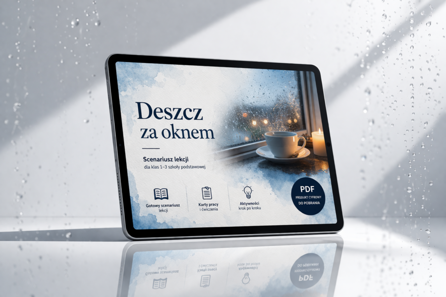 Scenariusz lekcji. Temat: Deszcz to nie nuda