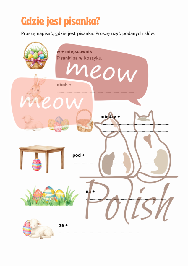 Wielkanocne zabawy - JPJO A0-B1