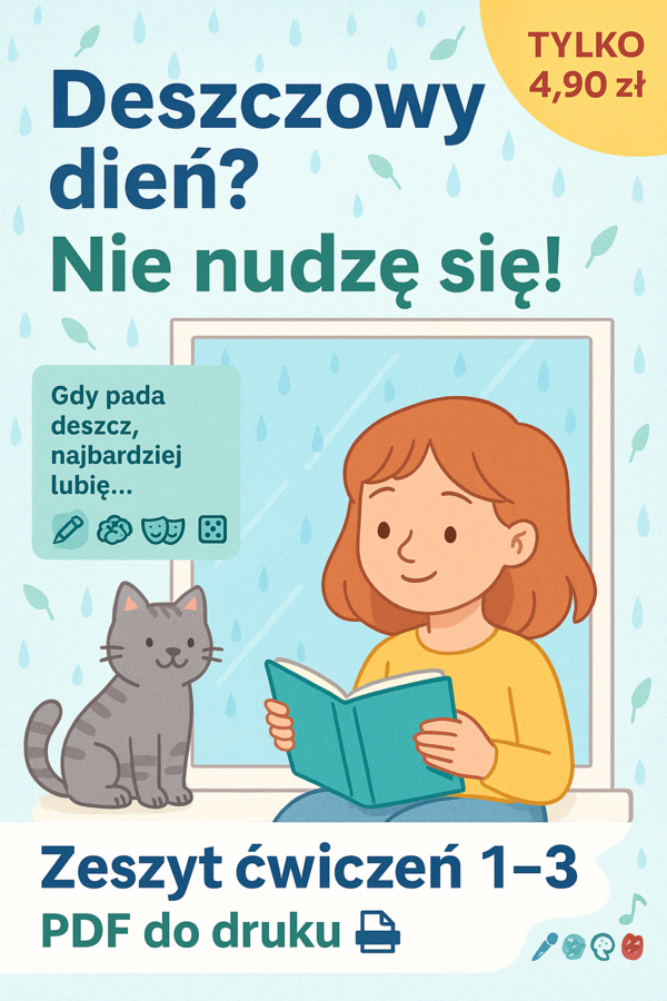 Lekcja. Temat: Deszczowy dzień? Nie nudzę się!