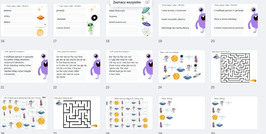 MATERIAŁY NA REWALIDACJĘ DLA PRZEDSZKOLAKÓW I KLAS 1-3