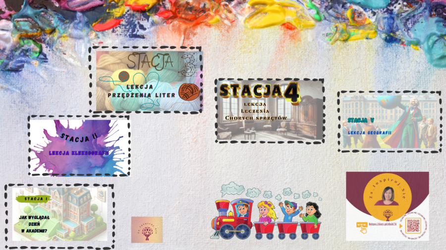 Stacje zadaniowe- "Akademia Pana Kleksa"