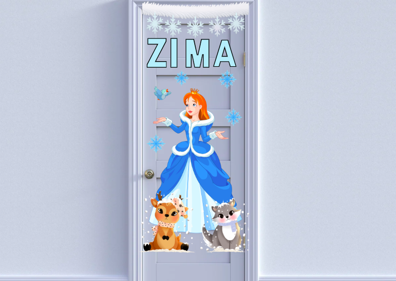 Mega Pakiet Gazetek ZIMA| 5 plakatów| Kolorowe grafiki przyciągające wzrok| Wiele możliwości aranżacji| Ideałny jako dekoracja klasy lub korytarza