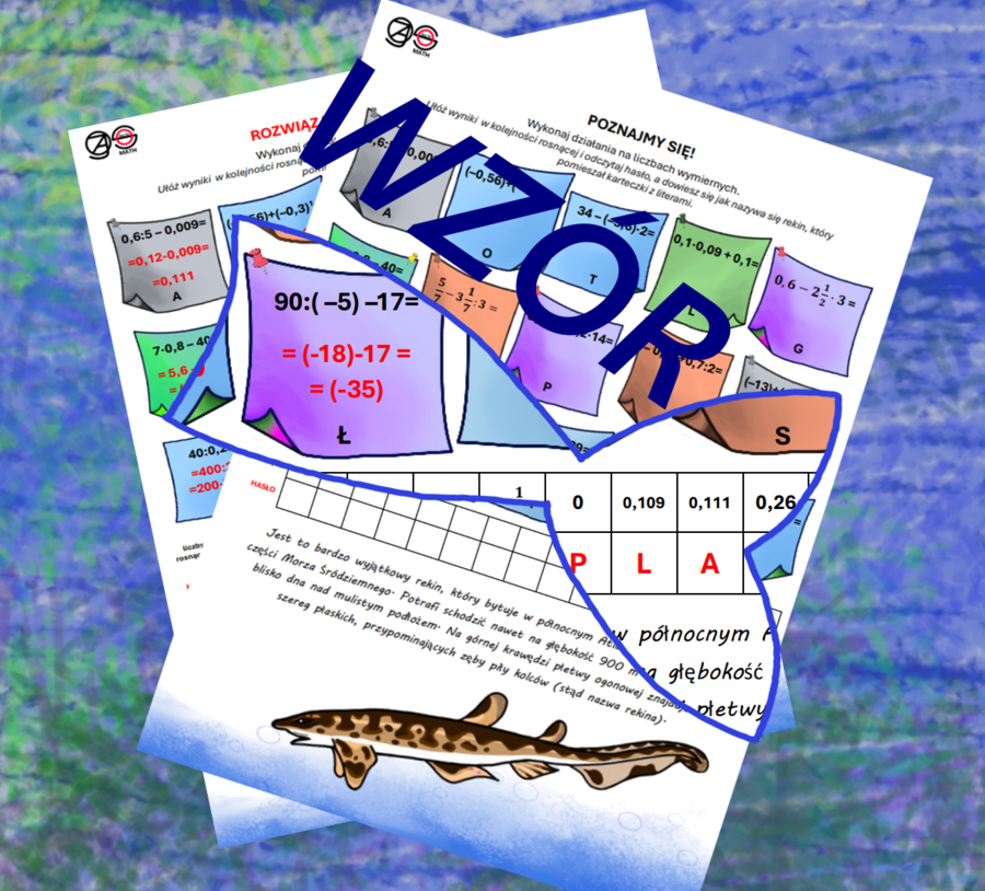 (klasa 7) Działania na liczbach wymiernych również ujemnych.