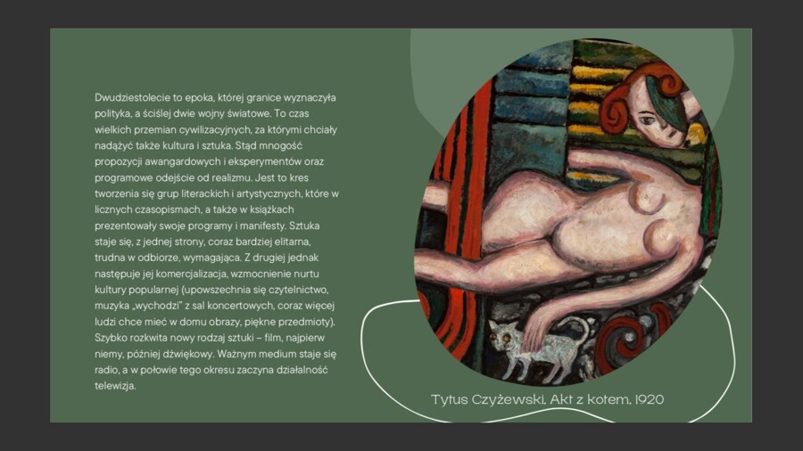 Dwudziestolecie. Ekspresjonizm. Kubizm. Surrealizm