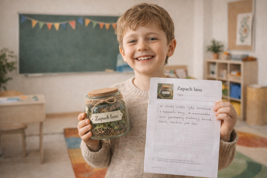 Słoik zapachów lasu