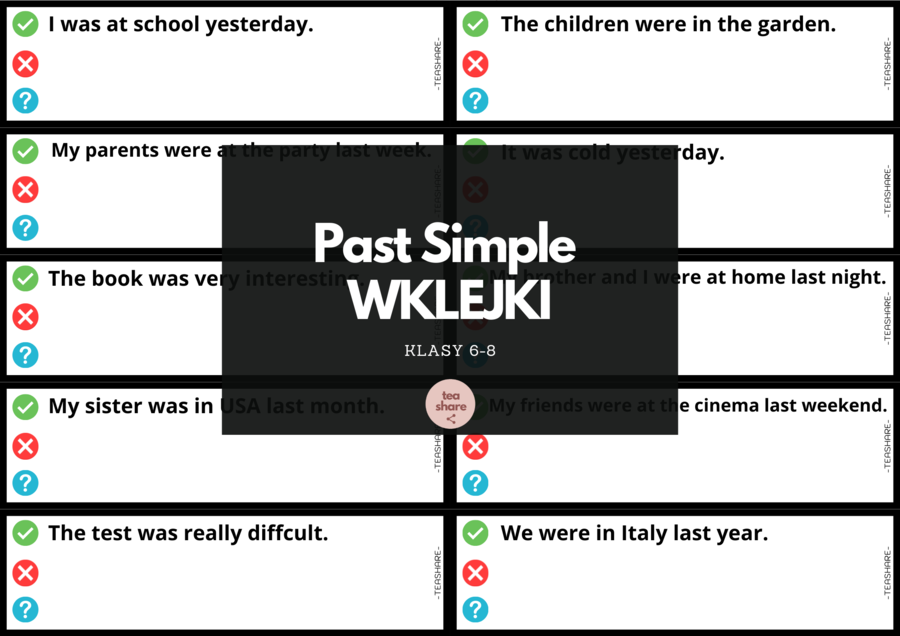 Past Simple - wklejki
