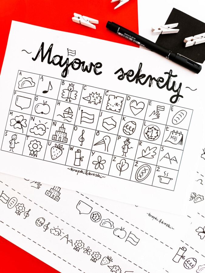 "MAJOWE SEKRETY" - zaszyfrowane hasła