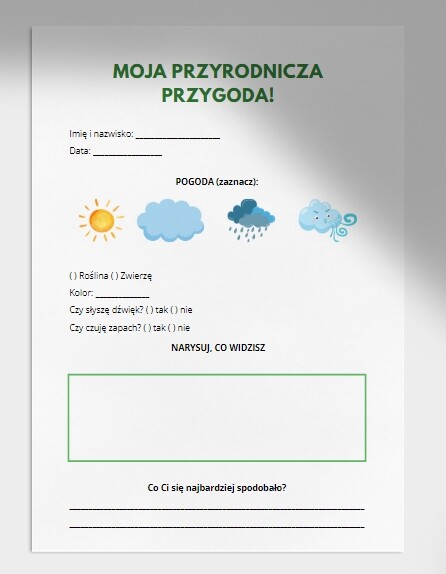 Karty obserwacji przyrodniczych