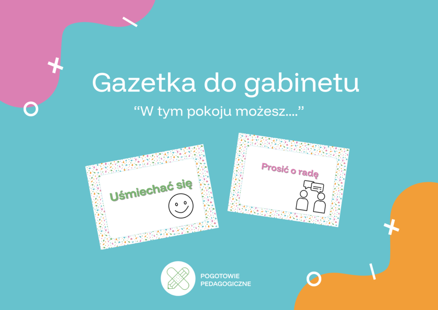 Gazetka do gabinetu pedagoga, psychologa, terapeuty- 8 plansz