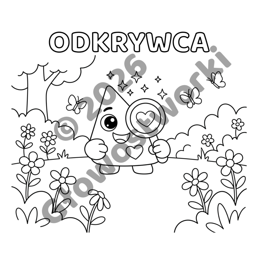 Głowostworkowe Kolorowanki — 13 stron do druku