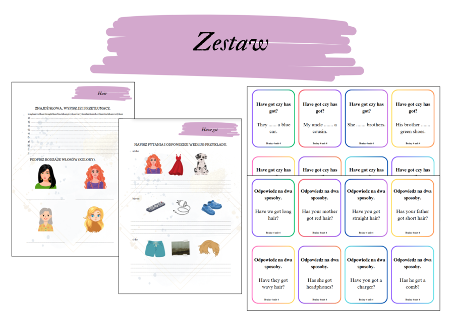 Brainy 4 unit 4 zestaw kart pracy + karty do gier