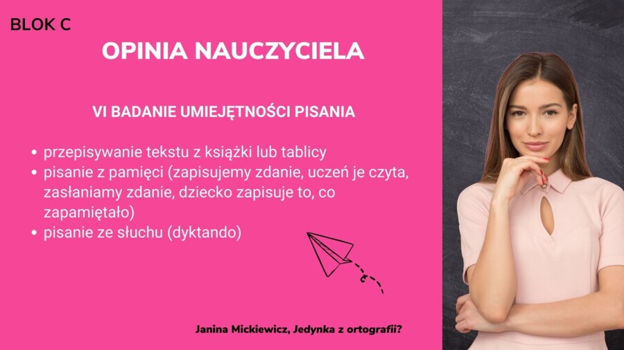 "Od opinii nauczyciela do dostosowań wymagań"