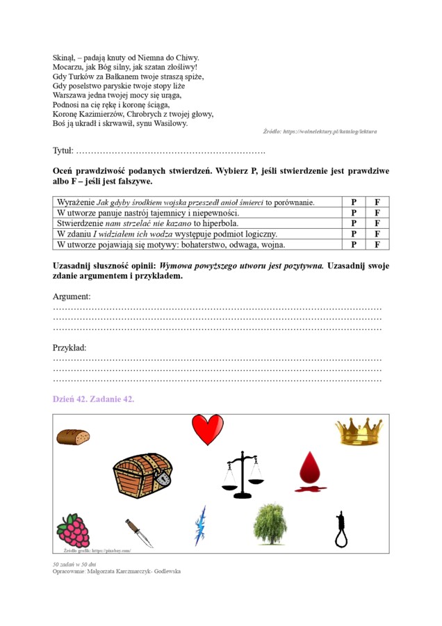 50 zadań na 50 dni