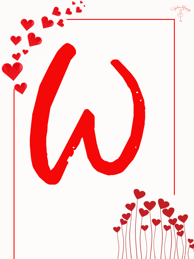 Walentynki - girlanda, napis