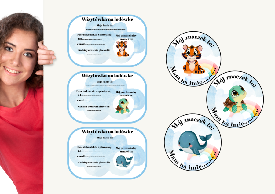 Na rozpoczęcie roku dekoracje- pakiet chmurki
