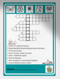 Krzyżówka - przyroda