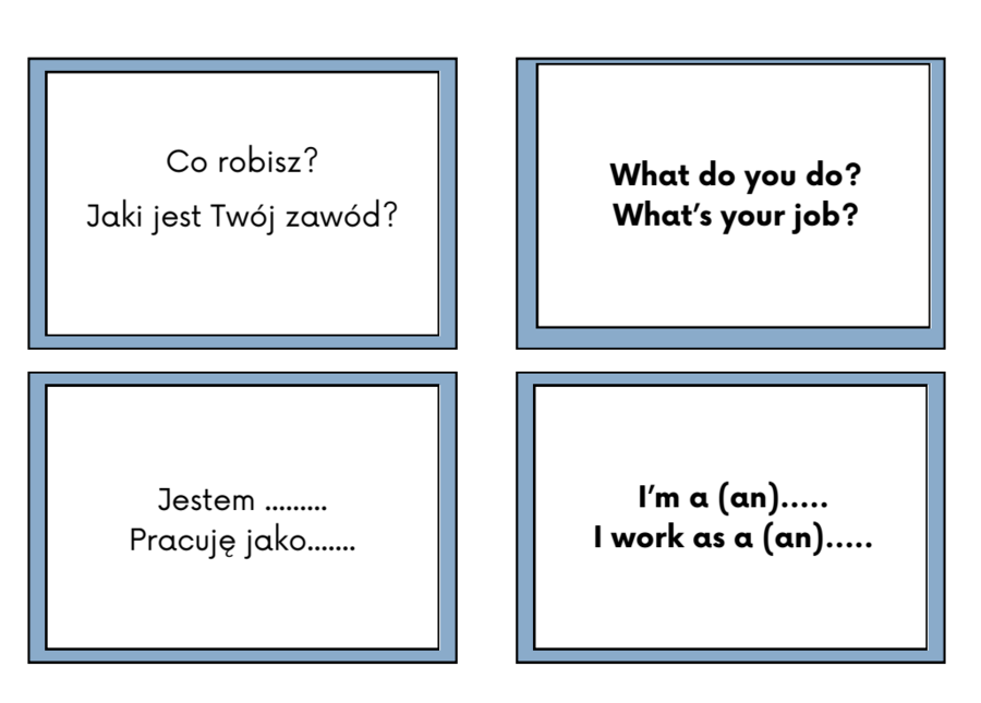 Fiszki - wakacje, język angielski