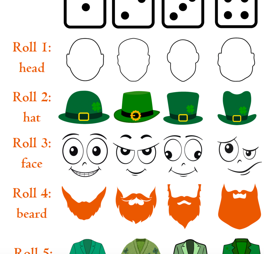 ST. PATRICK'S DAY - GOTOWA LEKCJA DLA KLAS 1-3; FLASHCARDS, WORKSHEETS, TRACING, HUNT, PICTIONARY, ROLL A LEPRECHAUN, CRACK THE CODE