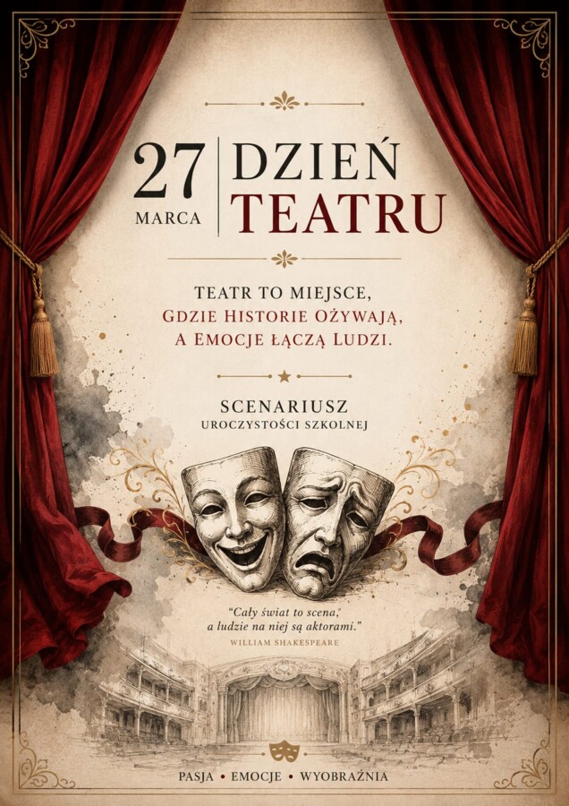Scenariusz przedstawienia/ akademii z okazji dnia teatru