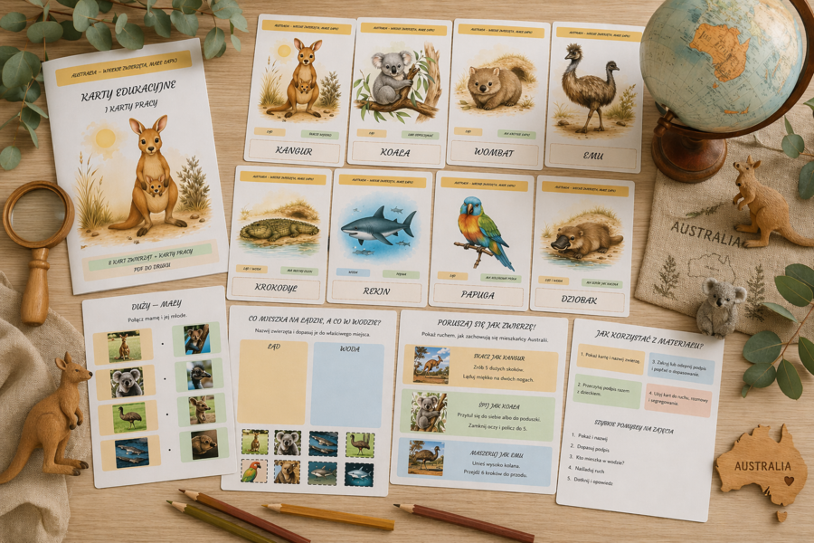 Australia – wielkie zwierzęta, małe łapki