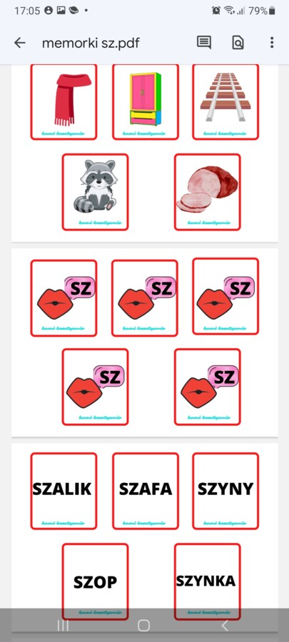 Głoską sz- pakiet logopedyczny