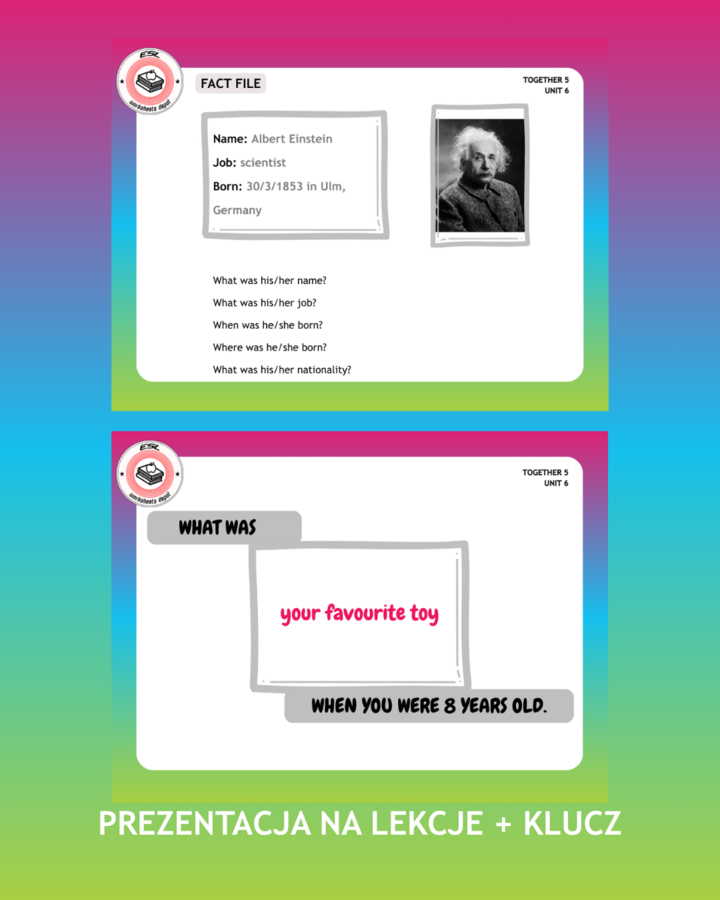 Speaking activities – Together 5 Unit 6