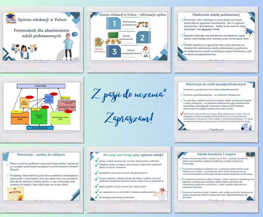 System edukacji w Polsce. Przewodnik dla uczniów szkół podstawowych - doradztwo zawodowe - klasa 8. pdf