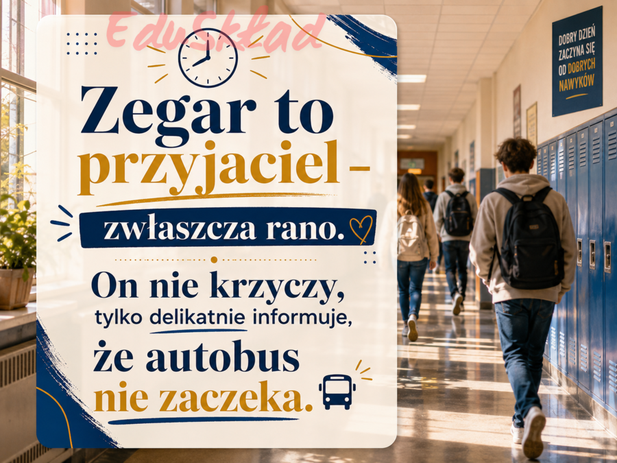🎒 Dobre rady na początek roku szkolnego – gazetka ścienna w nowoczesnej stylistyce