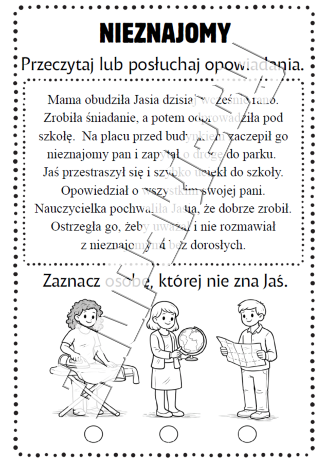 Bezpieczne dziecko – pakiet edukacyjny (dla dzieci w wieku 6-8 lat)