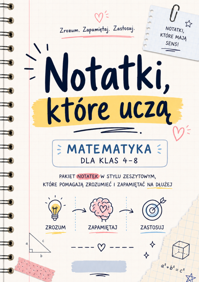 „Notatki, które uczą” – matematyka uporządkowana krok po kroku