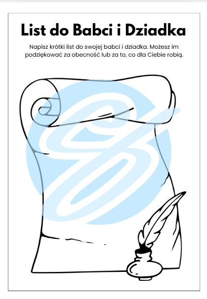 Karty pracy z okazji Dnia Babci i Dziadka – Kreatywne zadania dla dzieci
