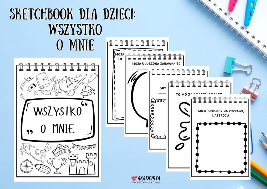 SKETCHBOOK DLA DZIECI - WSZYSTKO O MNIE