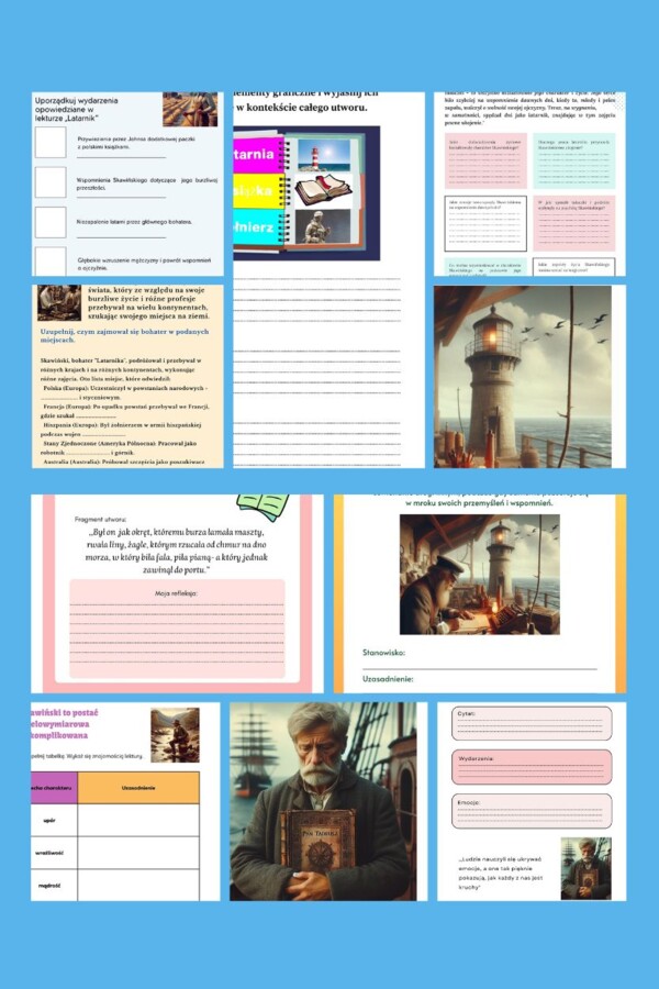 ,,Latarnik"- stacje zadaniowe na lekcję języka polskiego